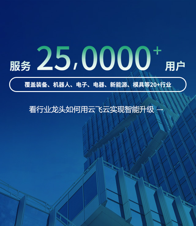 云飞云 服务250000+用户